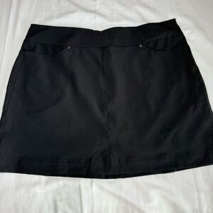 Tail Women's Skort Size 1X Plus Size Black Athletic Tennis Golf Casual Pockets